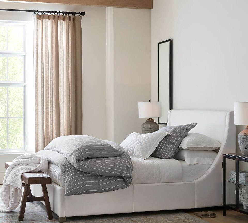 Antique Bronze Curtain Rod & Wall Bracket Pottery Barn Australia